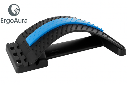Back Massage Stretching Device Multi-Level Lumbar Spinal Support Stretcher Herniated Disc Upper Lower Back Pain Relief