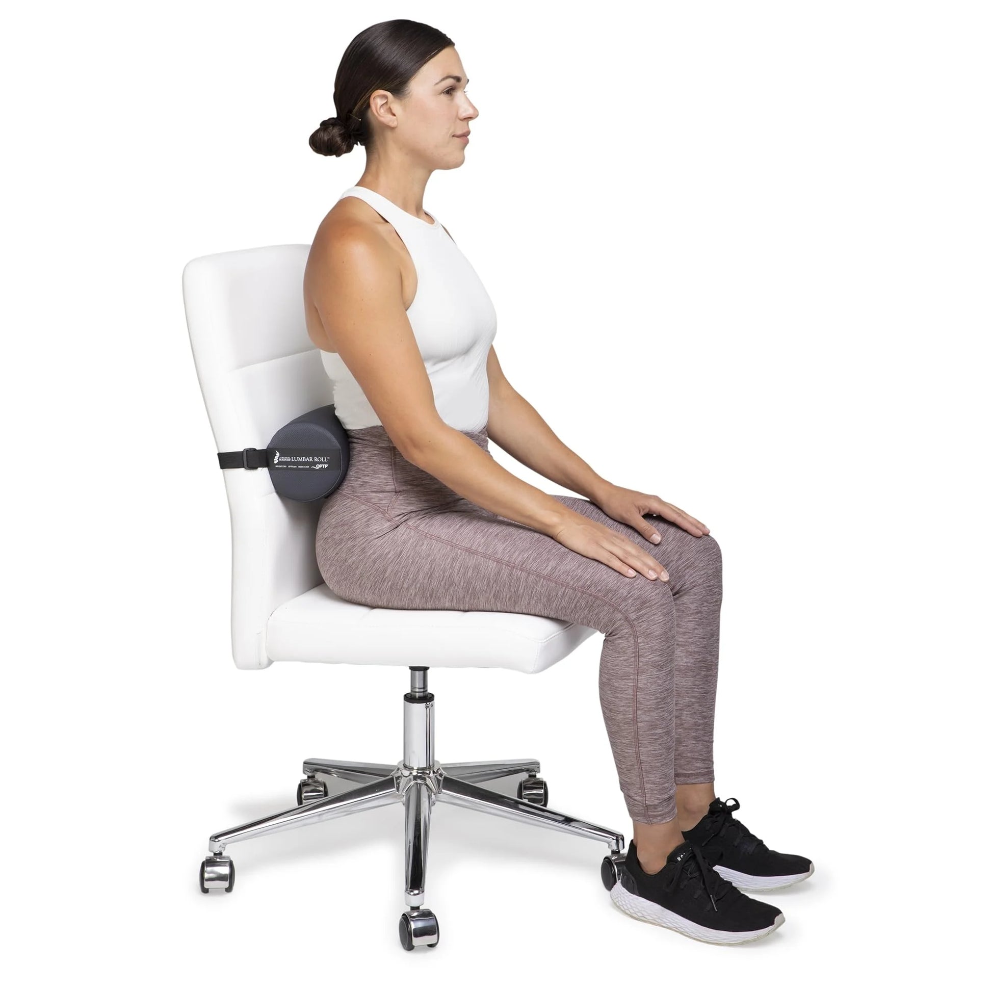 The Original Mckenzie Lumbar Roll by  – Usa-Made Low Back Lumbar Support for Office Chair & Car Seat Back Support Cushion. the Preferred Lumbar Pillow by Physical Therapists - Standard Density